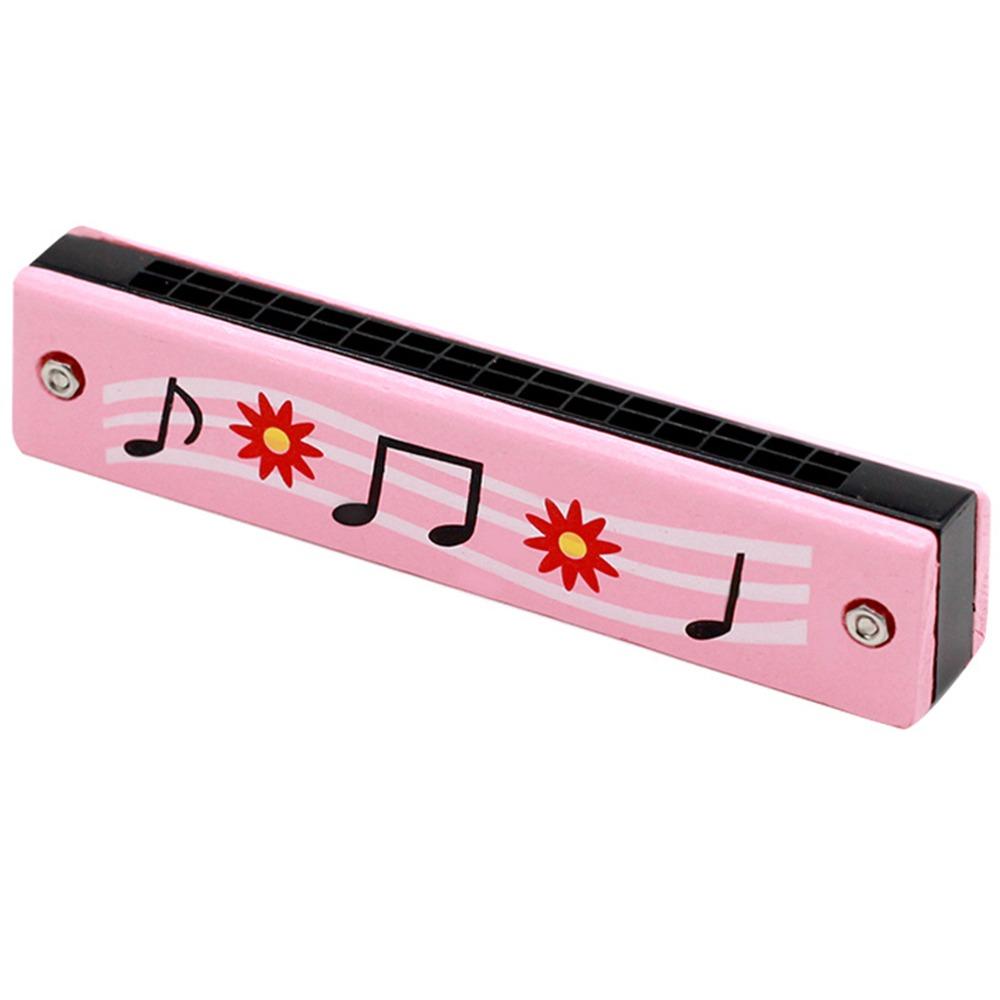 16 Holes Wooden Harmonica Melodic Melodica New Orff Instrument Kindergarten Pink Music Notes
16 Holes Wooden Harmonica Melodic Melodica New Orff Instrument Kindergarten Pink Music Notes