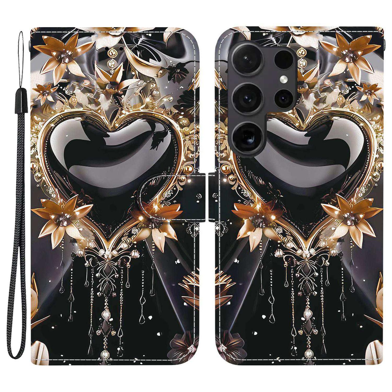 For Samsung Galaxy S26 Ultra Wallet Case Pattern Printing Leather Stand Phone Cover with Strap
For Samsung Galaxy S26 Ultra Wallet Case Pattern Printing Leather Stand Phone Cover with Strap