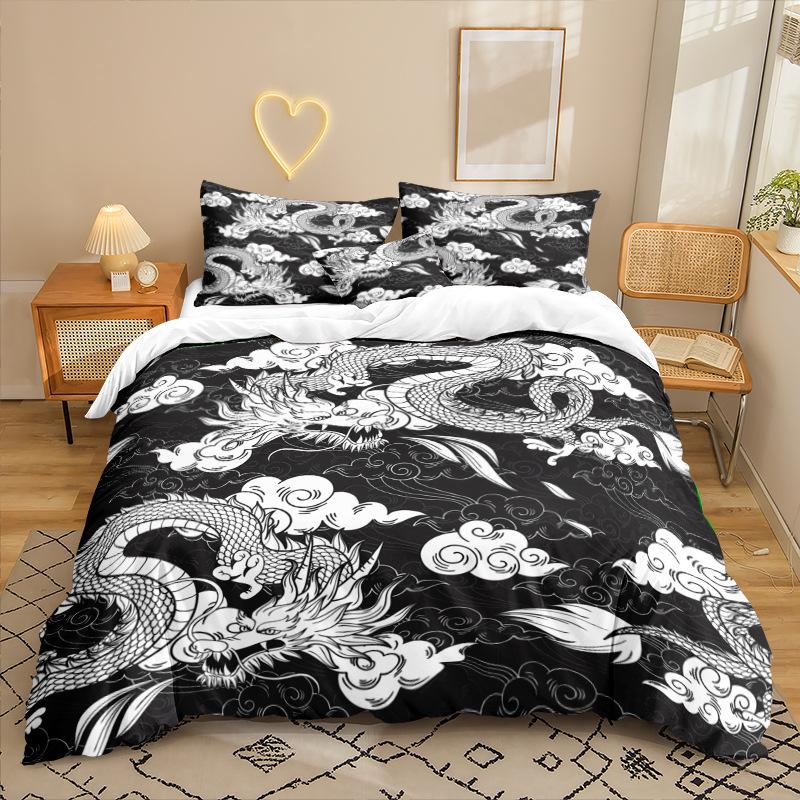 Комплект постельного белья из трех предметов Feilong Series с 3D цифровой печатью Простыня Пододеяльник 200 * 230 3pcs set
Комплект постельного белья из трех предметов Feilong Series с 3D цифровой печатью Простыня Пододеяльник 200 * 230 3pcs set