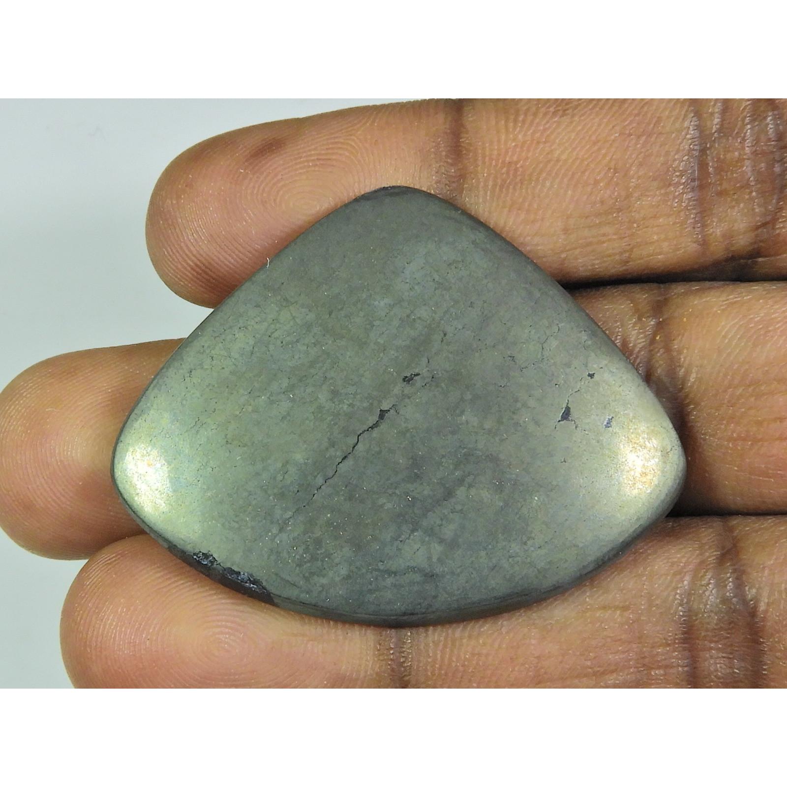 90 Cts. 100% натуральний дорогоцінний камінь з кабошоном Appache Gold, 35X44X04 мм ET-157
90 Cts. 100% натуральний дорогоцінний камінь з кабошоном Appache Gold, 35X44X04 мм ET-157