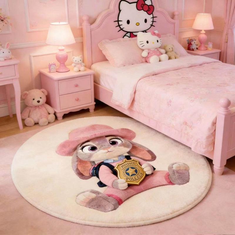 Cartoon Judy Imitation Cashmere Round Non-Slip Doormat Rug 40*40cm
Cartoon Judy Imitation Cashmere Round Non-Slip Doormat Rug 40*40cm