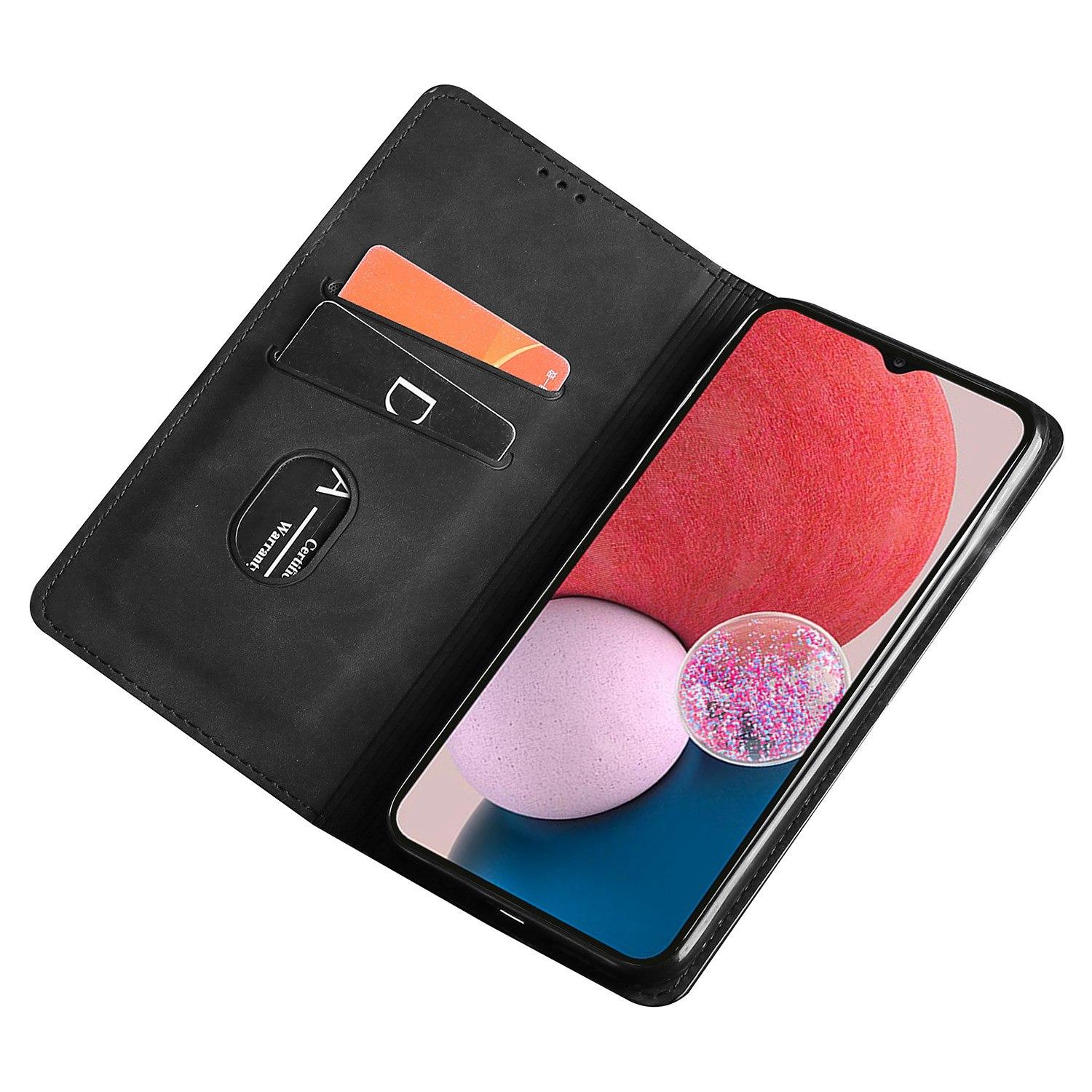 For Samsung Galaxy A13 4G Skin-touch Feeling Leather Flip Folio Case Card Slots Holder Stand Strong Magnetic Suction Phone Cover Blue
For Samsung Galaxy A13 4G Skin-touch Feeling Leather Flip Folio Case Card Slots Holder Stand Strong Magnetic Suction Phone Cover Blue