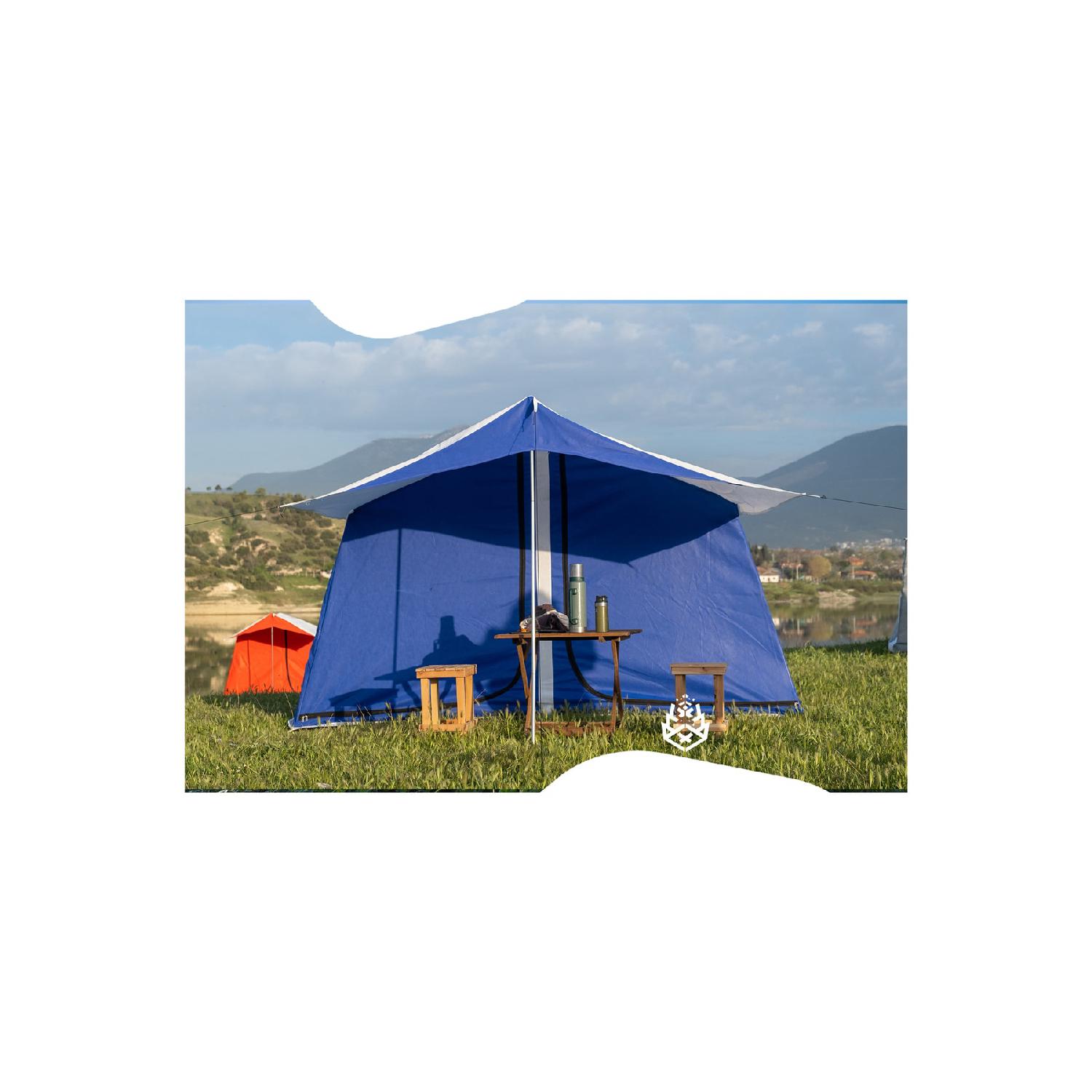2-комнатная палатка для кемпинга синий
2-комнатная палатка для кемпинга синий