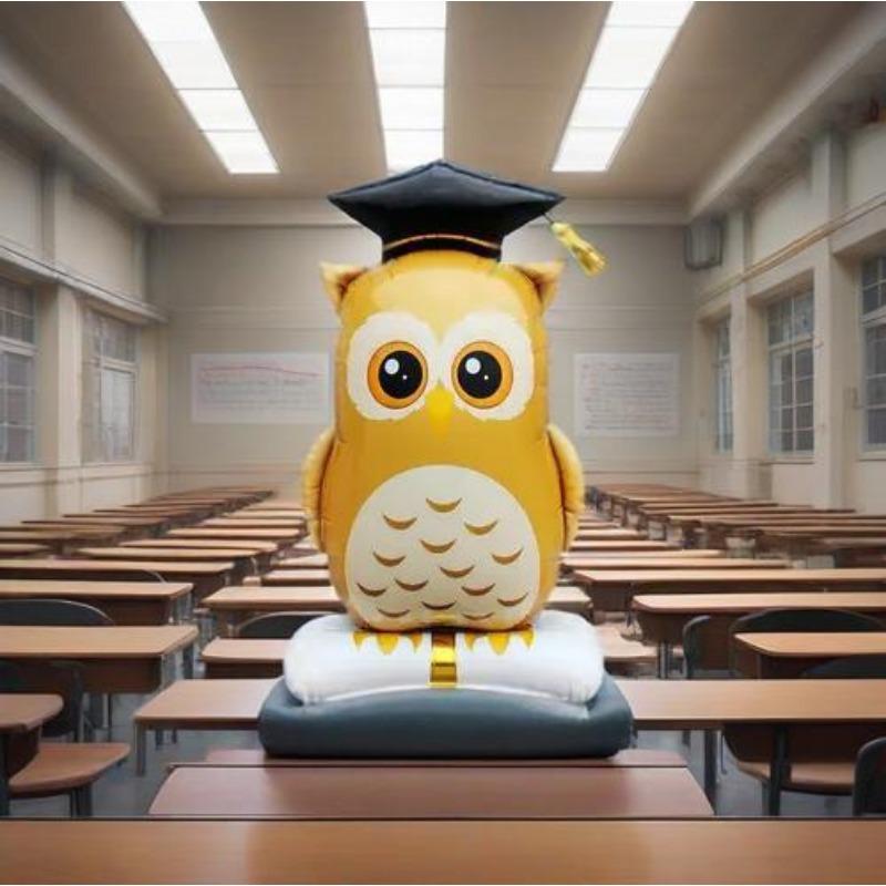 1PC base Doctor Owl Aluminum Film balloon, large balloon, suitable for birthday parties and graduation ceremonies
1PC base Doctor Owl Aluminum Film balloon, large balloon, suitable for birthday parties and graduation ceremonies