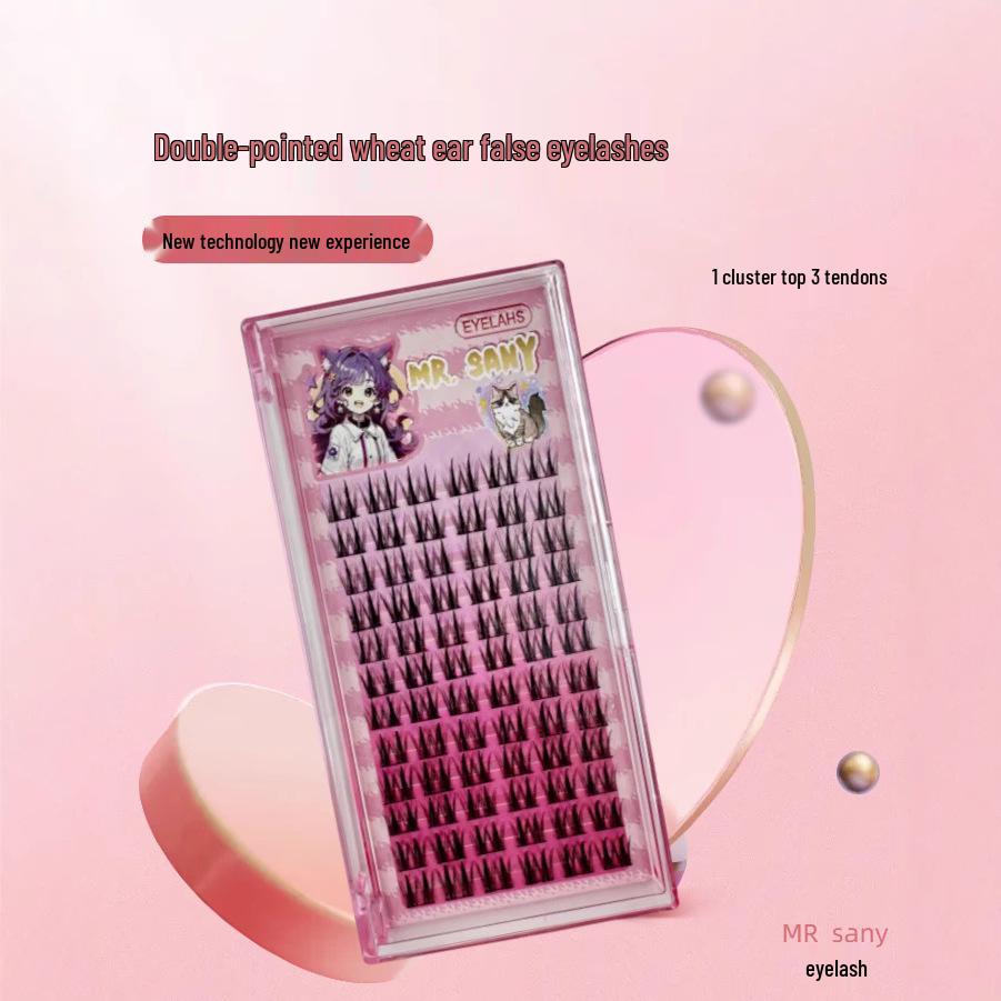 12-Row Double-Pointed Spiked Wheat Ear Faux Eyelashes, Black Stem, Thick, Barbie-Style, Natural Look.
12-Row Double-Pointed Spiked Wheat Ear Faux Eyelashes, Black Stem, Thick, Barbie-Style, Natural Look.