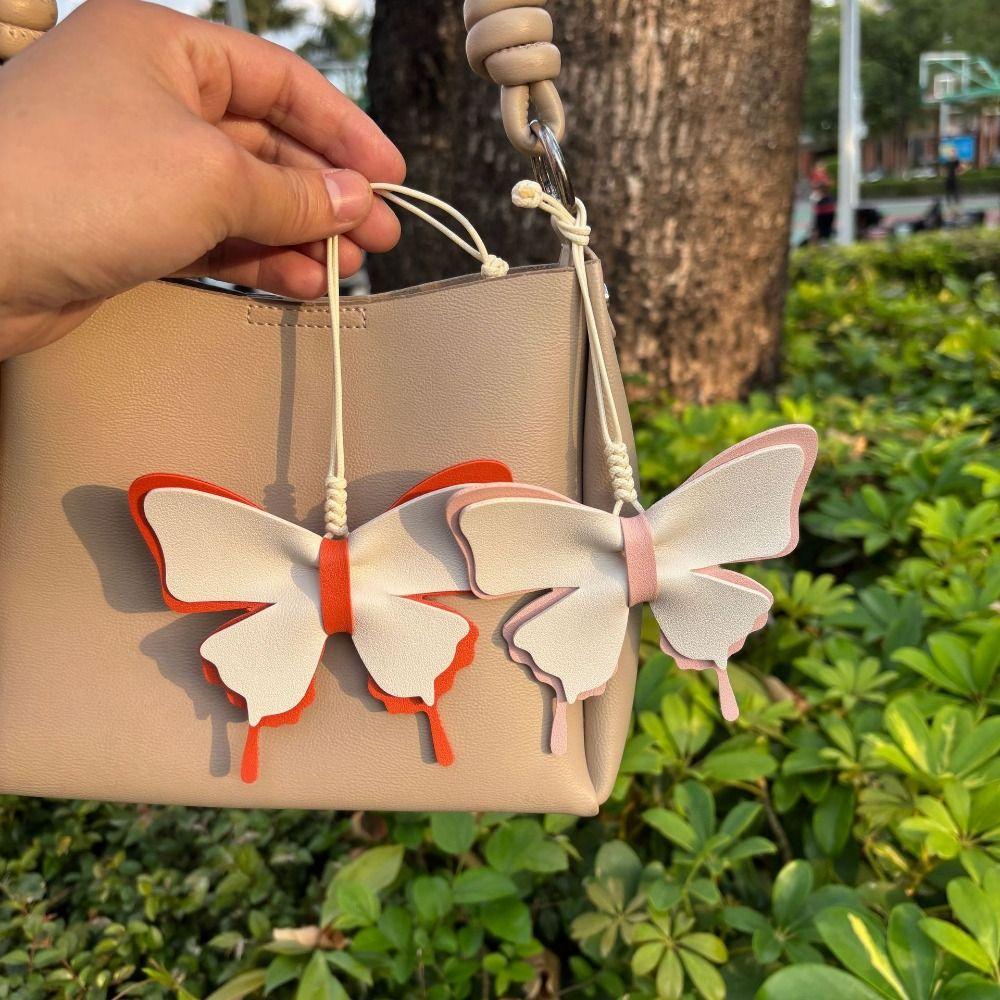 Cute Fresh Backpack Decoration Color Contrast Butterfly Lanyard Casual Butterfly Bag Pendant Gift рожевий
Cute Fresh Backpack Decoration Color Contrast Butterfly Lanyard Casual Butterfly Bag Pendant Gift рожевий