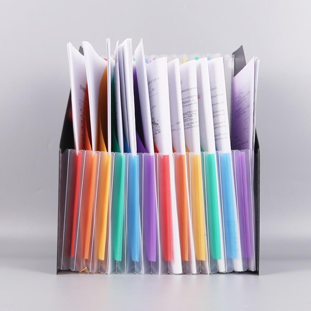Stand Up A4 Expanding Organ Bag Diagonal Mouth Rainbow Color Document Holder Test Paper Transparent-Transparent
Stand Up A4 Expanding Organ Bag Diagonal Mouth Rainbow Color Document Holder Test Paper Transparent-Transparent