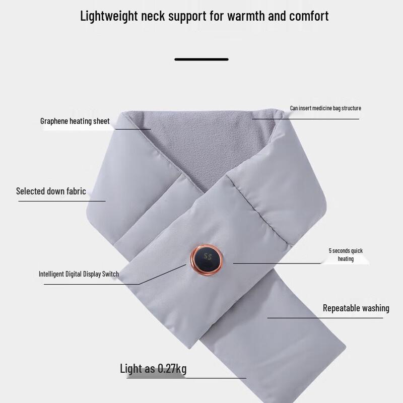 Misida Heated Smart Massage Scarf
Misida Heated Smart Massage Scarf