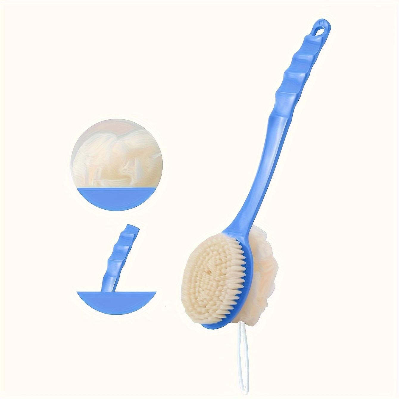 2-in-1 Double-sided Gentle Body Brush, Curved Long Handle Shower Brush, Bathroom Spa Accessory, Used for Body Care Bath Ball синий
2-in-1 Double-sided Gentle Body Brush, Curved Long Handle Shower Brush, Bathroom Spa Accessory, Used for Body Care Bath Ball синий