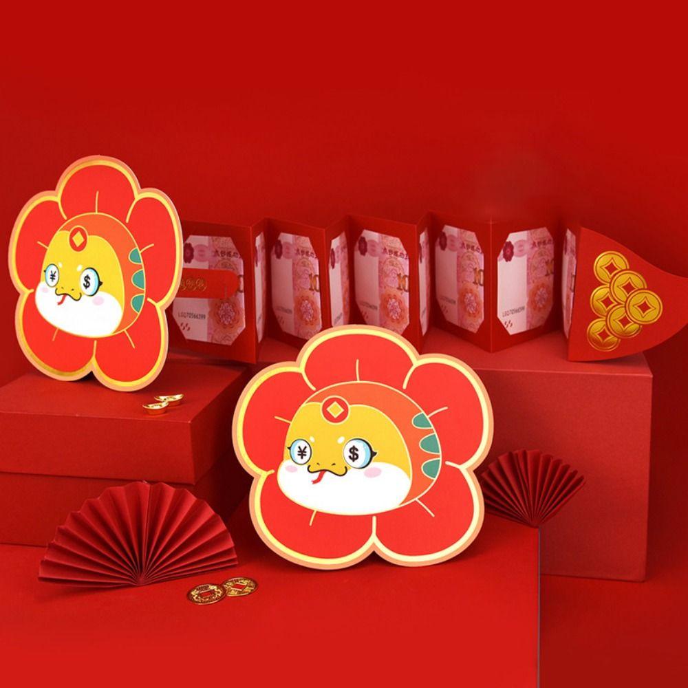 Chinese Style Lucky Money Packets Zodiac Snake Bless Pocket Folding Red Envelopes Wedding Party S-Style B
Chinese Style Lucky Money Packets Zodiac Snake Bless Pocket Folding Red Envelopes Wedding Party S-Style B