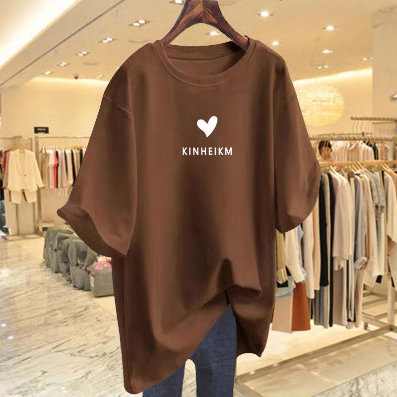 European goods large version 100kg pure cotton short-sleeved t-shirt women s summer 2025 foreign style shirt medium and long t-shirt half-sleeved top XXXL
European goods large version 100kg pure cotton short-sleeved t-shirt women s summer 2025 foreign style shirt medium and long t-shirt half-sleeved top XXXL