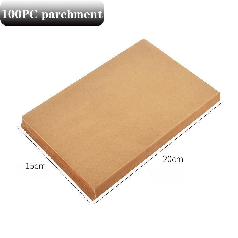 100pcs baking paper non stick pre cut baking paper will not curl burn wax paper for Baking Cooking Grilling Air Fryer Steaming
100pcs baking paper non stick pre cut baking paper will not curl burn wax paper for Baking Cooking Grilling Air Fryer Steaming