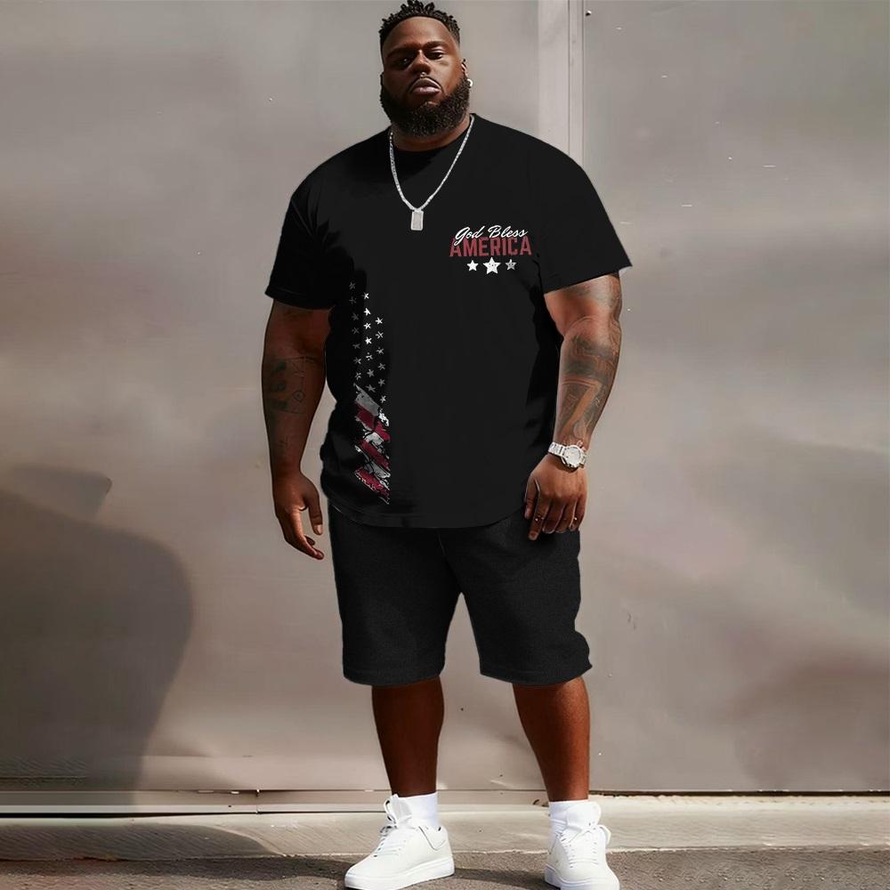 Plus Size Men s S-6XL Casual 2 Piece Set, USA Flag 3D Print Short Sleeve T-Shirt and Shorts Outfit 6XL
Plus Size Men s S-6XL Casual 2 Piece Set, USA Flag 3D Print Short Sleeve T-Shirt and Shorts Outfit 6XL