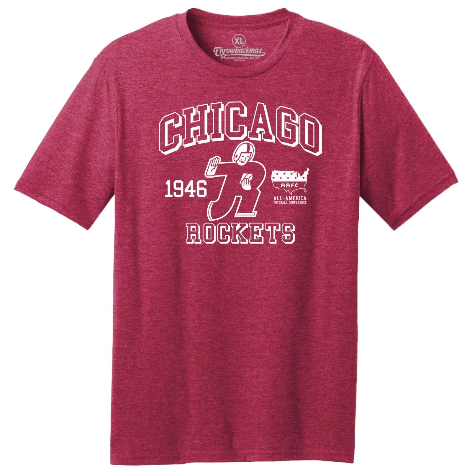 Chicago Rockets AAFC 1948 Football TRI-BLEND Tee Shirt - Chicago Bears 2XL
Chicago Rockets AAFC 1948 Football TRI-BLEND Tee Shirt - Chicago Bears 2XL