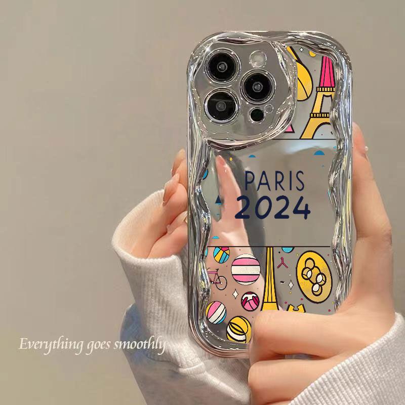 Чехол для телефона с олимпийским узором и волнистой рамкой для iPhone 15 14 Pro Max 13 Pro 12 11, защита объектива, противоударное глянцевое покрытие, мягкий бампер из ТПУ iPhone 15
Чехол для телефона с олимпийским узором и волнистой рамкой для iPhone 15 14 Pro Max 13 Pro 12 11, защита объектива, противоударное глянцевое покрытие, мягкий бампер из ТПУ iPhone 15
