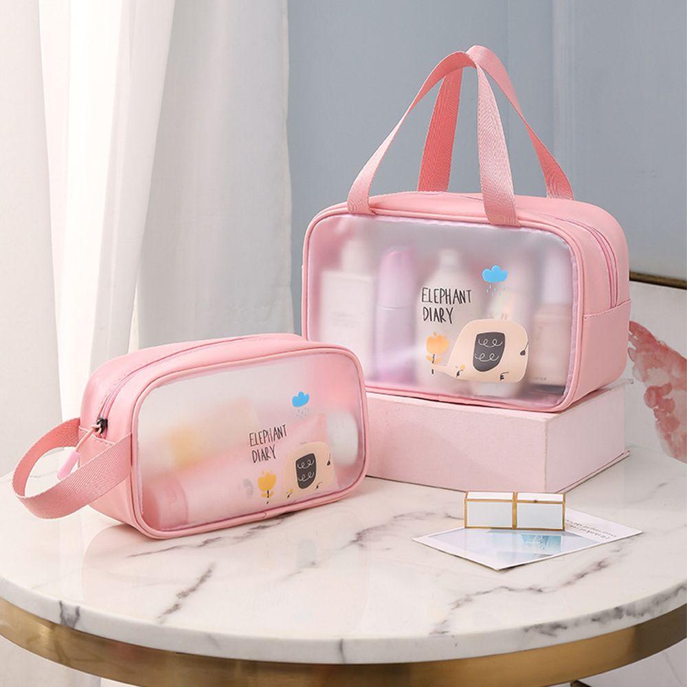 Makeup Organizer Zipper Wash Travel Storage Bag Bath Storage Transparent Cosmetic Bag Make up Case pink L
Makeup Organizer Zipper Wash Travel Storage Bag Bath Storage Transparent Cosmetic Bag Make up Case pink L