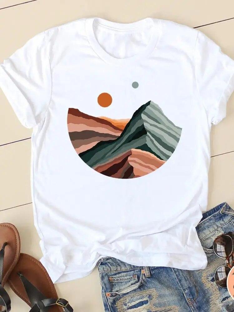 Casual Graphic T-shirt Women Clothes Short Sleeve Lady Cartoon Watercolor Style 90s Sweet Fashion Print Female Shirt Tee S білий
Casual Graphic T-shirt Women Clothes Short Sleeve Lady Cartoon Watercolor Style 90s Sweet Fashion Print Female Shirt Tee S білий