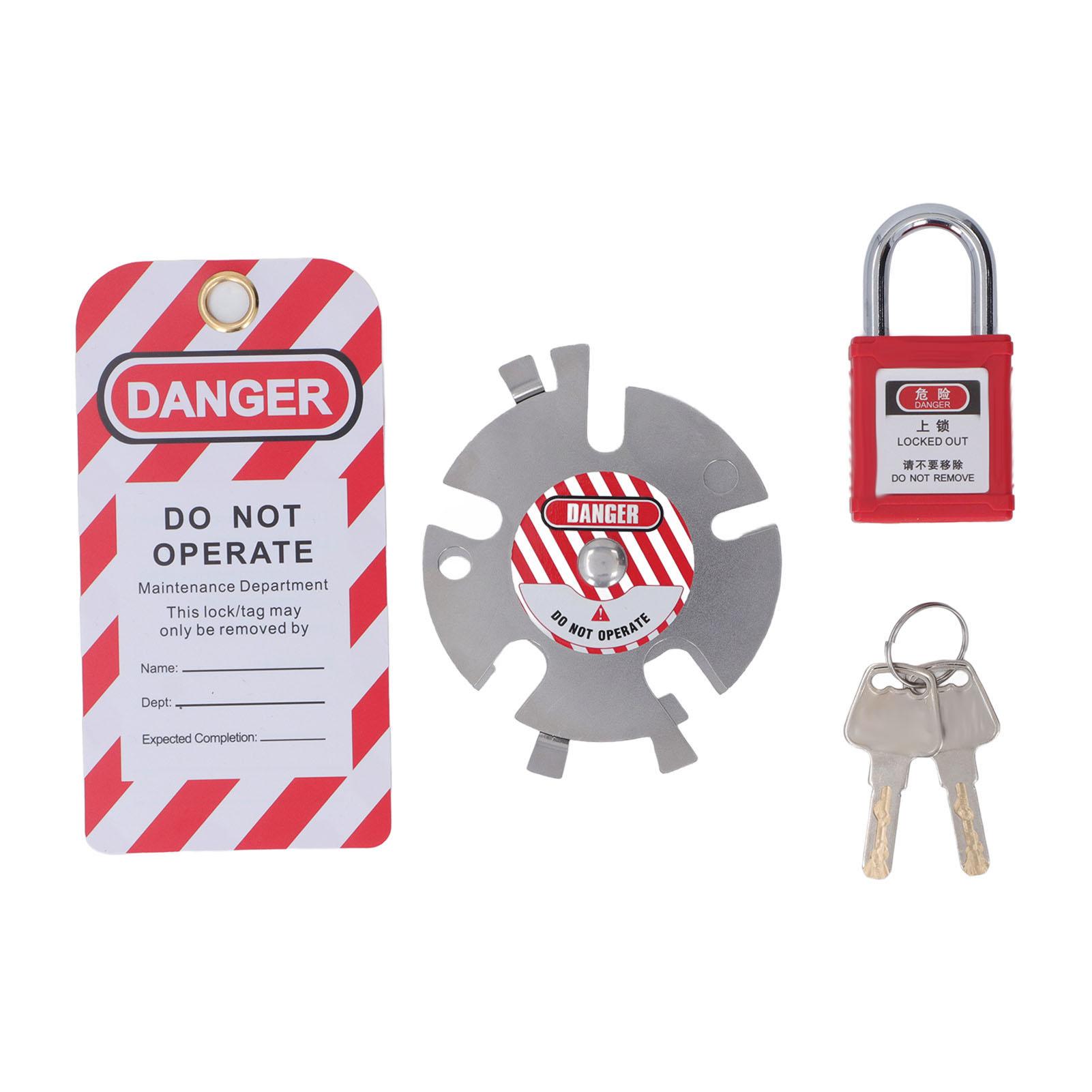 Source Safety Lock 304 Нержавеющая сталь Пневматический шланговый фитинг Блокировочный комплект с ключами и Ha