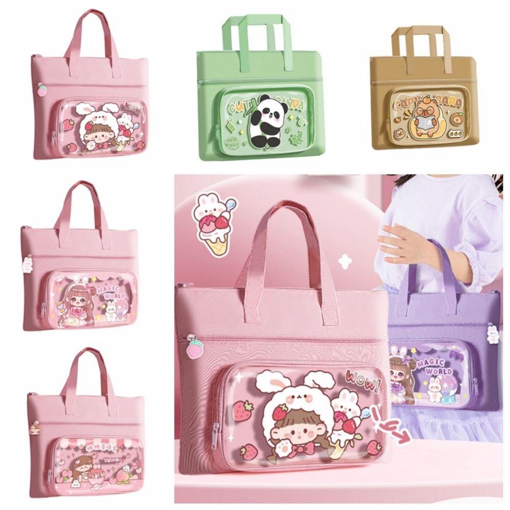 Портативная школьная сумка Capybara Tote, сумка для хранения книг Kawaii, многослойный органайзер для файлов для студентов Style 2
Портативная школьная сумка Capybara Tote, сумка для хранения книг Kawaii, многослойный органайзер для файлов для студентов Style 2