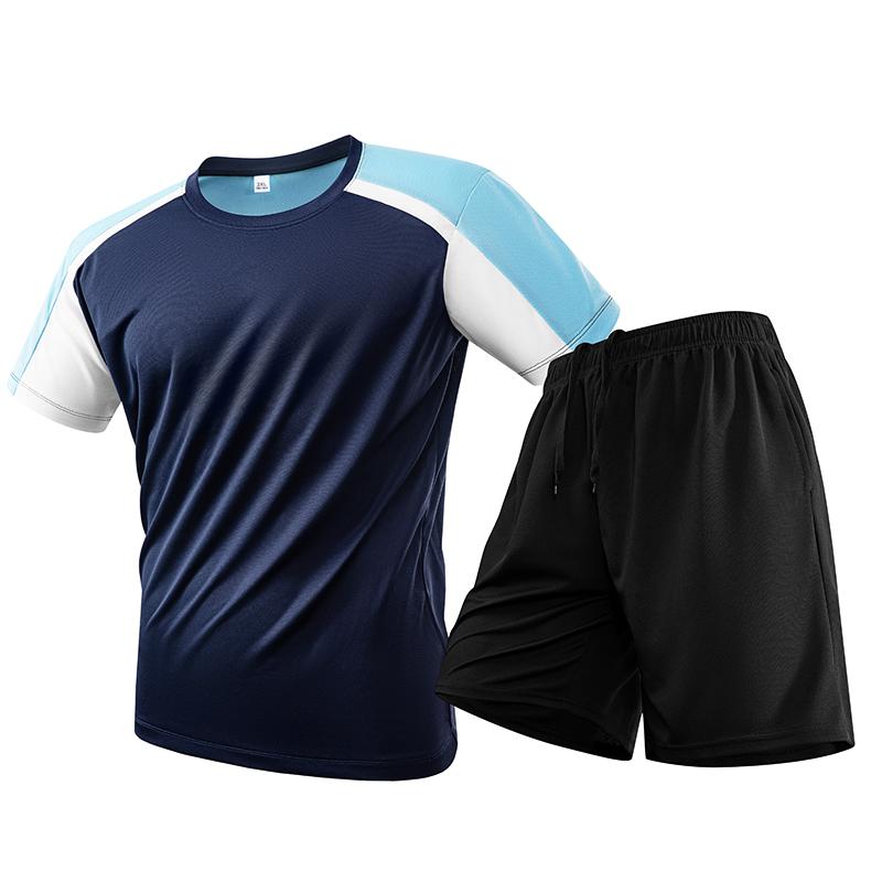 Sports Suit Football Training Suit Short Sleeve 3XL темно-синього кольору
Sports Suit Football Training Suit Short Sleeve 3XL темно-синього кольору