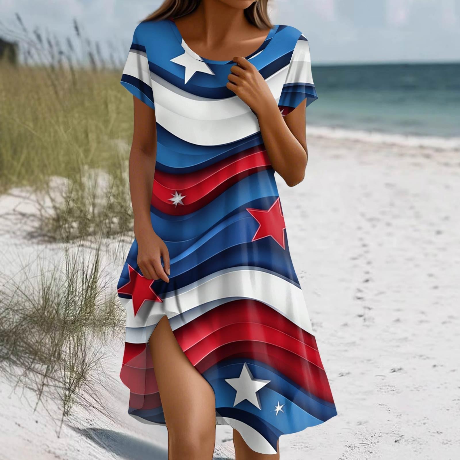 Жіноча сукня в стилі бохо з коротким рукавом, повсякденна літня сукня вільного крою, плаття з квітковим принтом і кишенями L
Жіноча сукня в стилі бохо з коротким рукавом, повсякденна літня сукня вільного крою, плаття з квітковим принтом і кишенями L