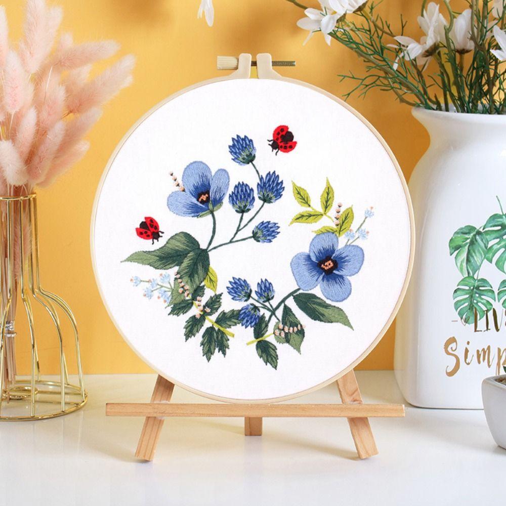 DIY Flower Embroidery Kit Colorful Embroidery Set Home Decor Cross Stitch Set Adults
DIY Flower Embroidery Kit Colorful Embroidery Set Home Decor Cross Stitch Set Adults