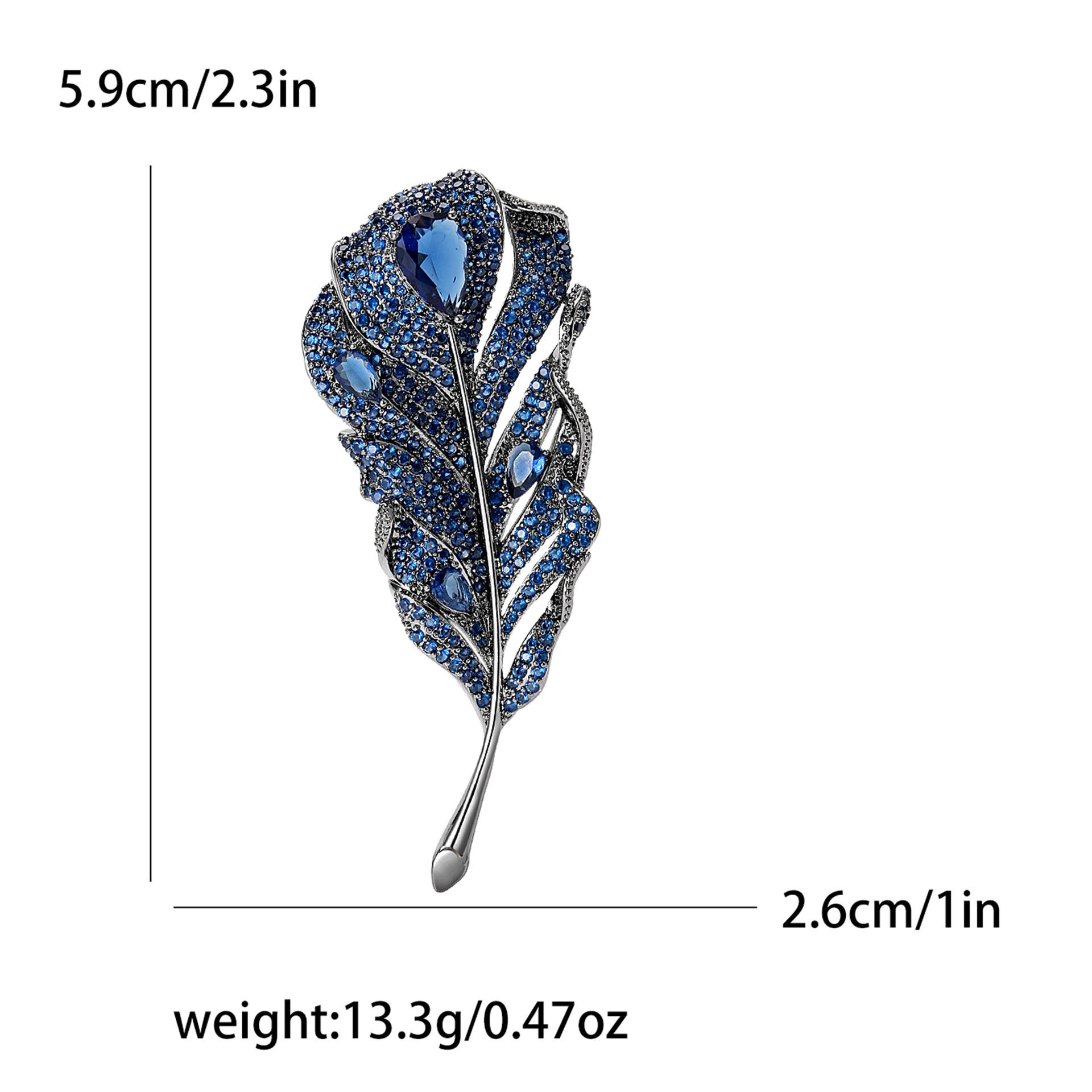 Модная ретро-брошь из перьев циркония с медной микро-инкрустацией, высококачественный корсаж, элегантная роскошная бижутерия, антибликовая булавка
Модная ретро-брошь из перьев циркония с медной микро-инкрустацией, высококачественный корсаж, элегантная роскошная бижутерия, антибликовая булавка
