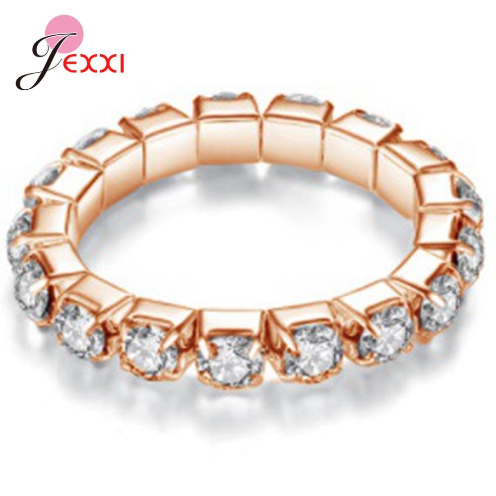 Shining Stackable Finger Rings Cubic Zirconia Crystal Elastic Adjustable Women Fashion 925 Silver Rose Gold Color Jewelry
Shining Stackable Finger Rings Cubic Zirconia Crystal Elastic Adjustable Women Fashion 925 Silver Rose Gold Color Jewelry