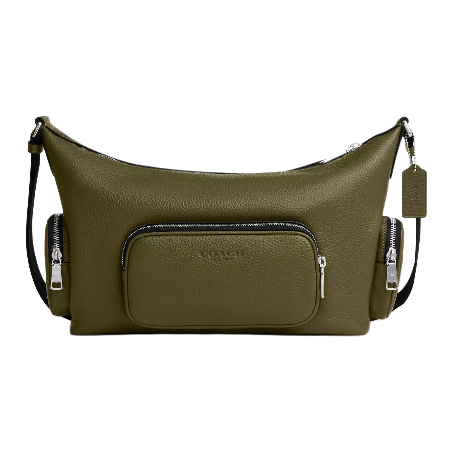 Coach Finn 32 Top Zip Closure Adjustable Shoulder Strap Pebble Leather Crossbody Bag Medium Men crossbody bag Olive CCG15-SVOL Basic Set (Bag+Dust Bag)
Coach Finn 32 Top Zip Closure Adjustable Shoulder Strap Pebble Leather Crossbody Bag Medium Men crossbody bag Olive CCG15-SVOL Basic Set (Bag+Dust Bag)