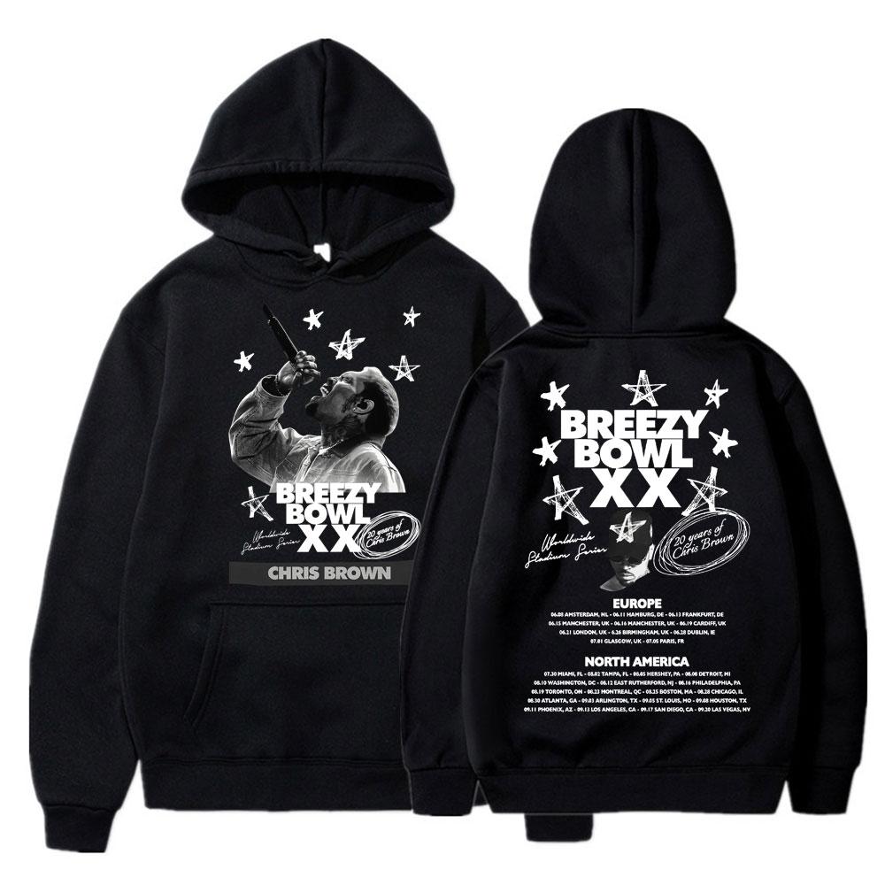 Chris Brown Breezy Bowl XX 2025 Concert Tour Hoodie Hip Hop Retro Men Women Sweatshirt Oversized Fleece Warm Pullover Streetwear S
Chris Brown Breezy Bowl XX 2025 Concert Tour Hoodie Hip Hop Retro Men Women Sweatshirt Oversized Fleece Warm Pullover Streetwear S