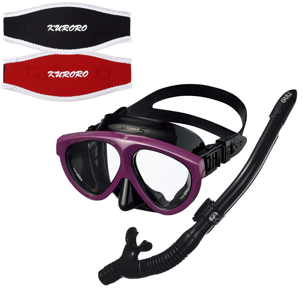 GULL Mask Mantis 5 Black Silicone Фиолетовый x Snorkel Canal Dry SP Silicone Черный x KURORO Mask Strap Cover x (Черный Красный)
GULL Mask Mantis 5 Black Silicone Фиолетовый x Snorkel Canal Dry SP Silicone Черный x KURORO Mask Strap Cover x (Черный Красный)