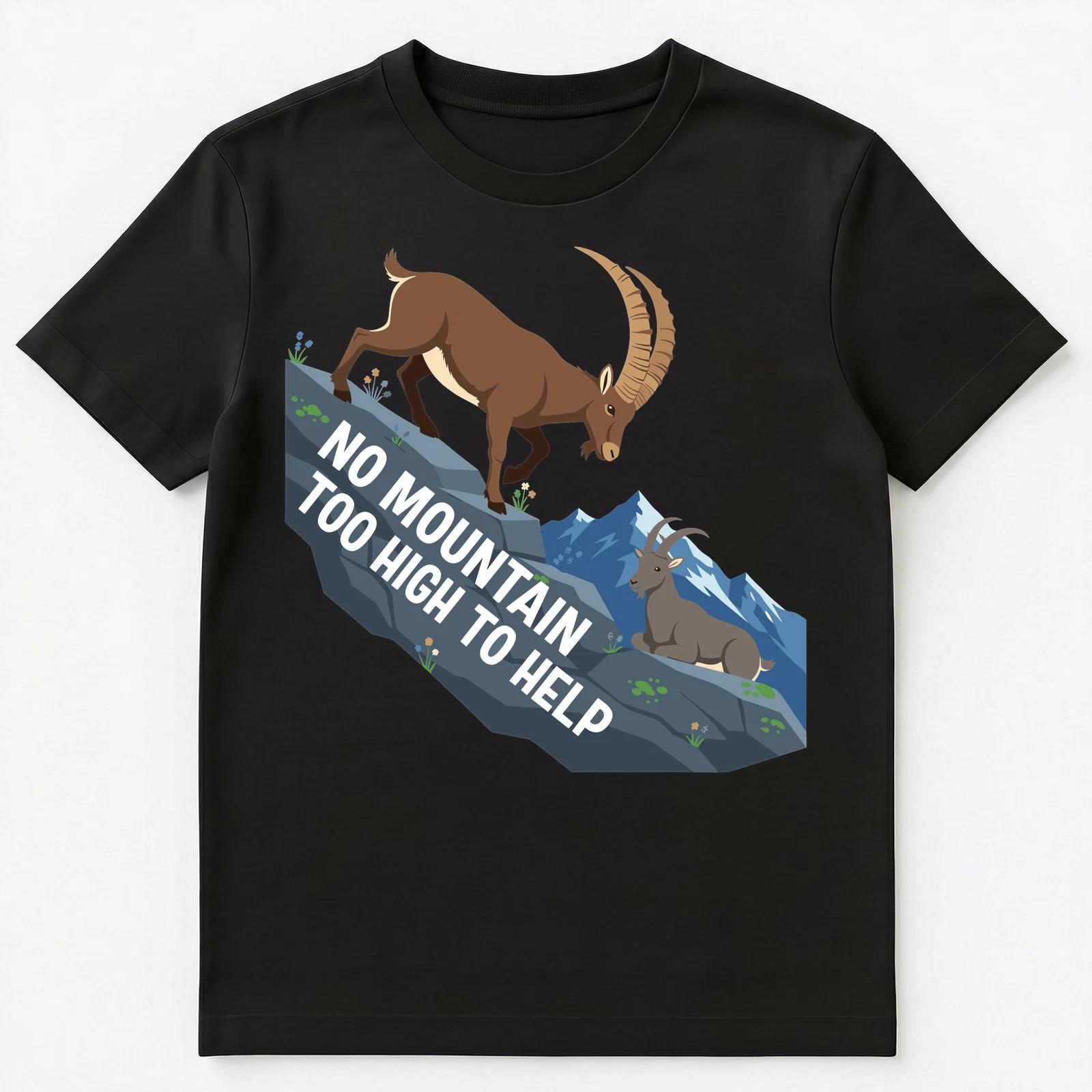 No Mountain Too High To Help Design Unisex T-Shirt 2XL
No Mountain Too High To Help Design Unisex T-Shirt 2XL