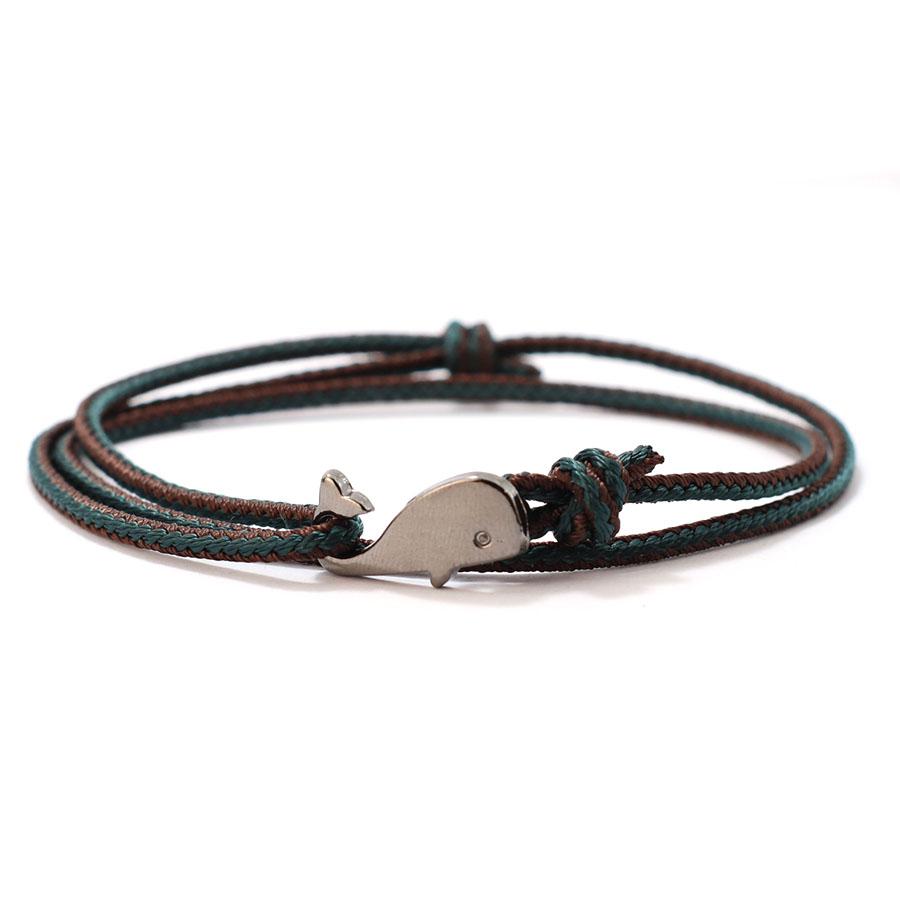 Men Marine String Bracelet Bilayer Sliding Adjustable Whale Braclet Beach Surfer Nautical Braslet Vacatio Leisure Accessories
Men Marine String Bracelet Bilayer Sliding Adjustable Whale Braclet Beach Surfer Nautical Braslet Vacatio Leisure Accessories