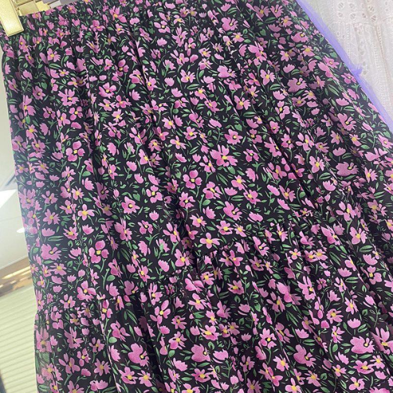 Skirt skirt women s summer new Korean girl high waist and thin retro versatile a word floral medium and long dress 2XL
Skirt skirt women s summer new Korean girl high waist and thin retro versatile a word floral medium and long dress 2XL