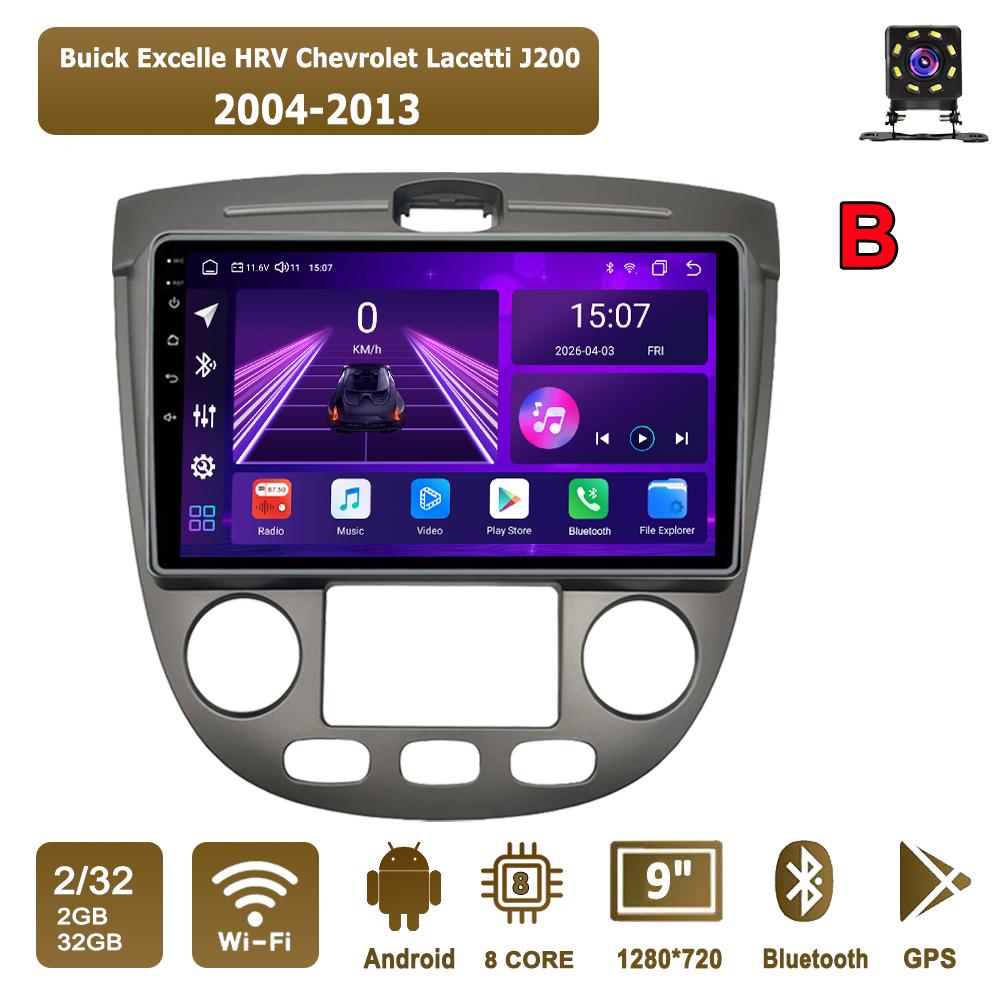 Android Car-Play Car Radio For Buick Excelle HRV Chevrolet Lacetti J200 2004-2013 Multimedia Player Head Unit Stereo GPS Navigation BT,8 CORE ,2+32GB B срібний
Android Car-Play Car Radio For Buick Excelle HRV Chevrolet Lacetti J200 2004-2013 Multimedia Player Head Unit Stereo GPS Navigation BT,8 CORE ,2+32GB B срібний