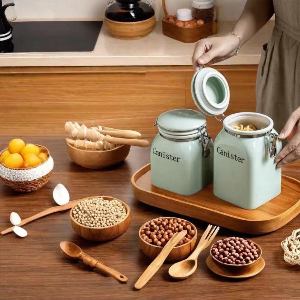 Moisture-proof Ceramic Sealed Jar Multi Functional Coffee Storage Jar Children s Snacks Storage Blue-S
Moisture-proof Ceramic Sealed Jar Multi Functional Coffee Storage Jar Children s Snacks Storage Blue-S