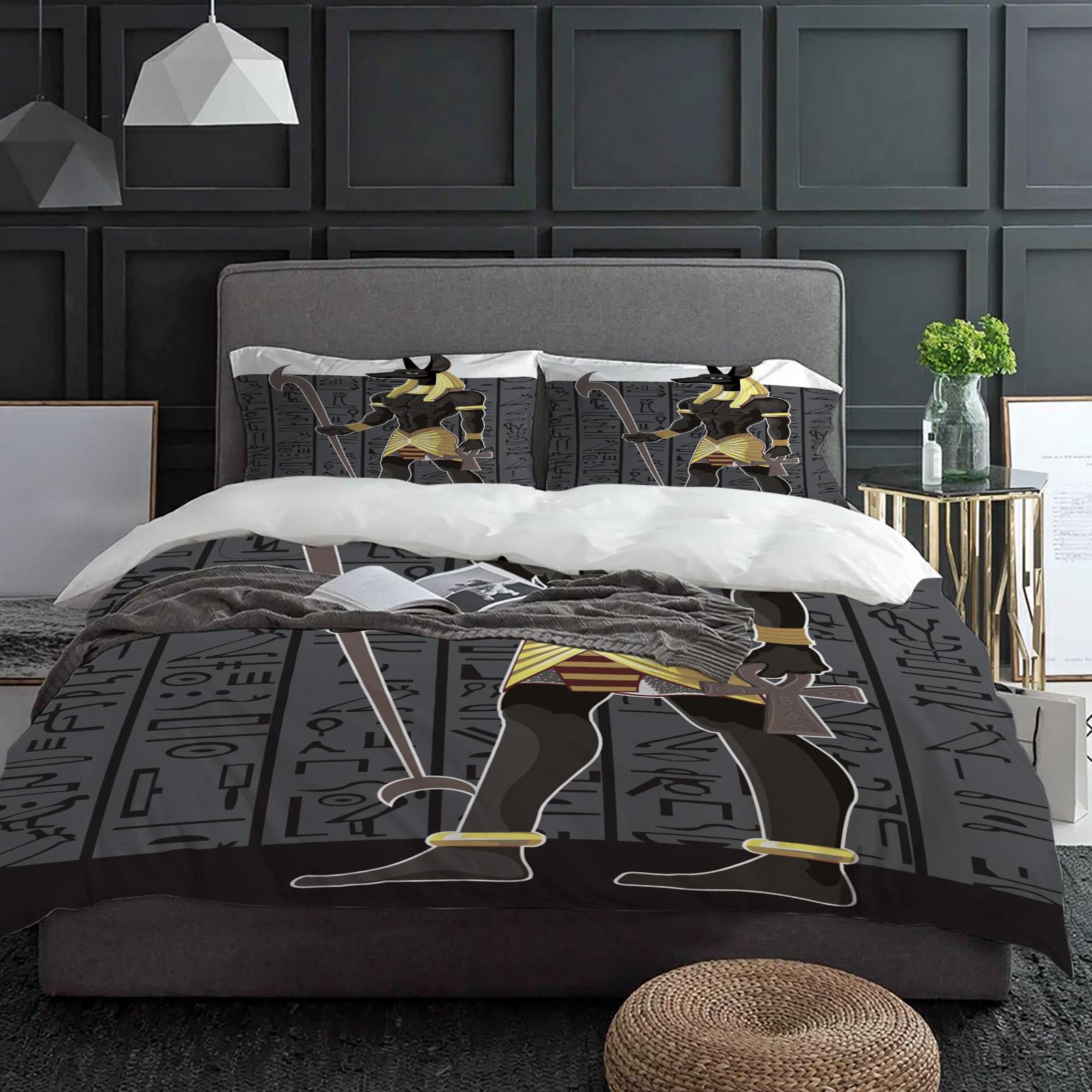 Egypt Africa Art Ancient Bedding Set 3pcs Boys Girls Duvet Cover Pillowcase Kids Adult Quilt Cover Double Bed Set Home Textile (135x200cm)
Egypt Africa Art Ancient Bedding Set 3pcs Boys Girls Duvet Cover Pillowcase Kids Adult Quilt Cover Double Bed Set Home Textile (135x200cm)