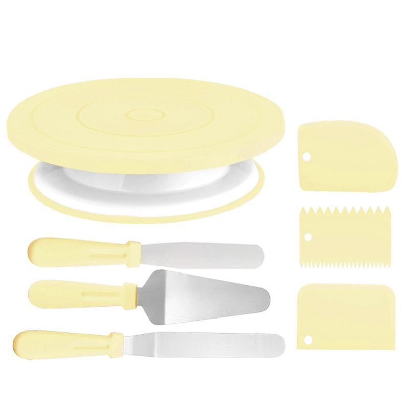 FAIS DU Macaron Cake Turntable Set with Cream Nozzles Scrapers Upgraded Revolving Cake Stand Tools for Baking Pastry Decorations
FAIS DU Macaron Cake Turntable Set with Cream Nozzles Scrapers Upgraded Revolving Cake Stand Tools for Baking Pastry Decorations