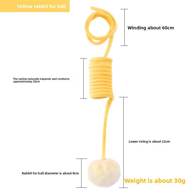 New Pet Cat Toy Hanging Swing with Suction Cup, Cat Teaser Ball, Self-amusement Toy with Elasticity Rope and Ball for Cats To Relieve Boredom. жёлтый
New Pet Cat Toy Hanging Swing with Suction Cup, Cat Teaser Ball, Self-amusement Toy with Elasticity Rope and Ball for Cats To Relieve Boredom. жёлтый