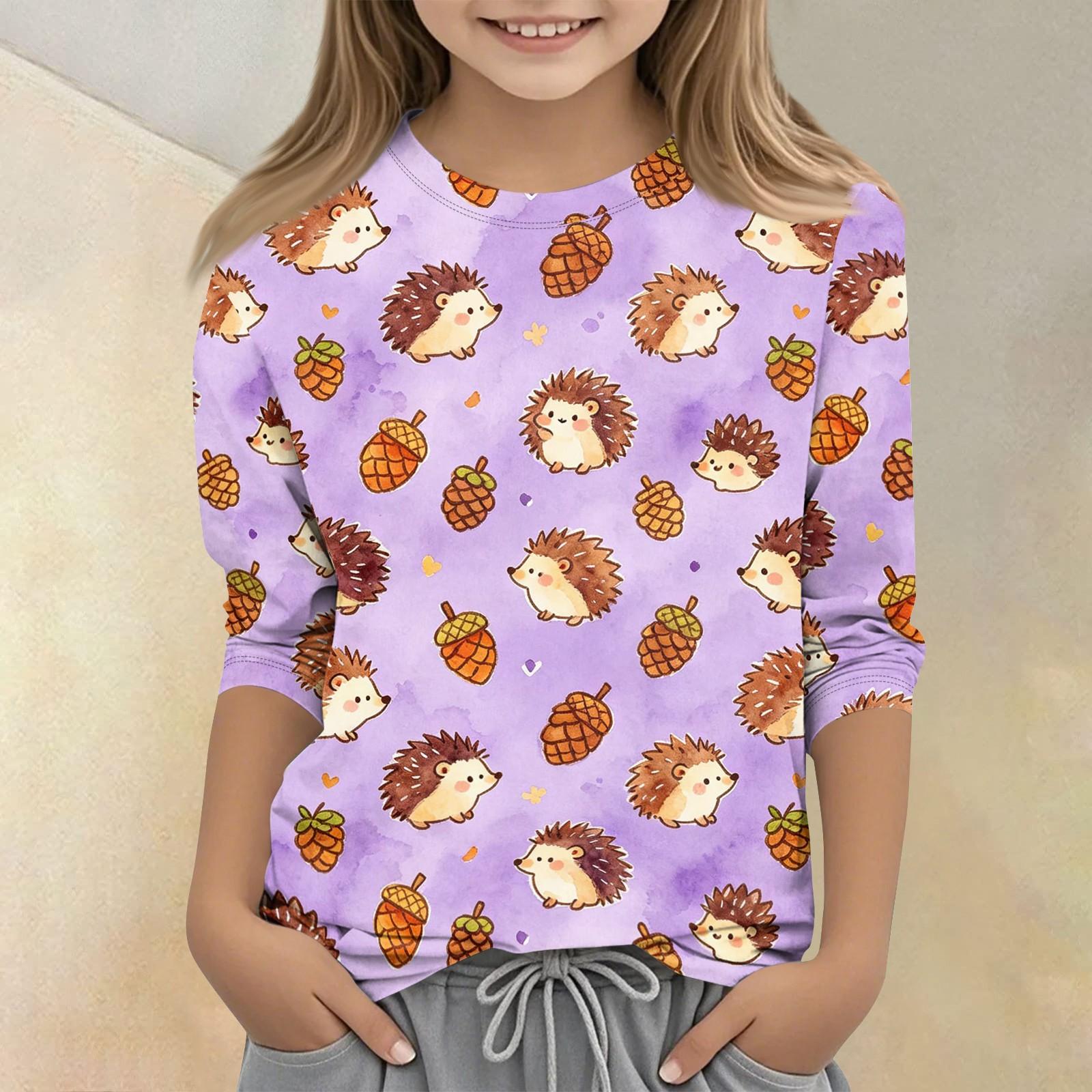 Kids Animal Print Casual T Shirt Crew Neck Three Quarter Sleeve Soft Comfortable Fit Lightweight Fabric for Everyday Wear 160
Kids Animal Print Casual T Shirt Crew Neck Three Quarter Sleeve Soft Comfortable Fit Lightweight Fabric for Everyday Wear 160