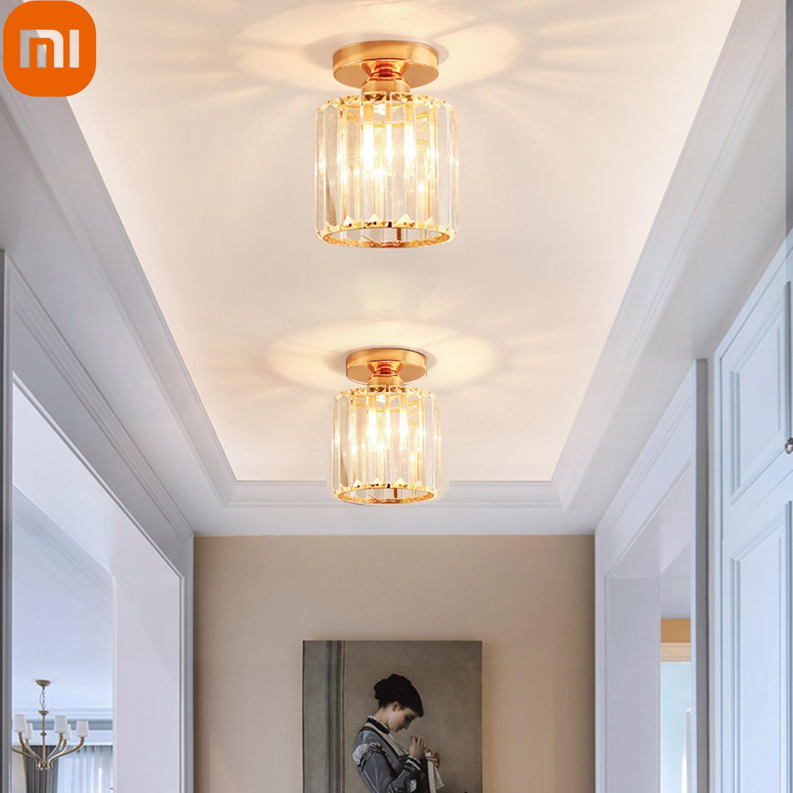 Современный хрустальный потолочный светильник Xiaomi, близкий к потолочному светильнику, светильники для прихожей для спальни, ванной комнаты
Современный хрустальный потолочный светильник Xiaomi, близкий к потолочному светильнику, светильники для прихожей для спальни, ванной комнаты