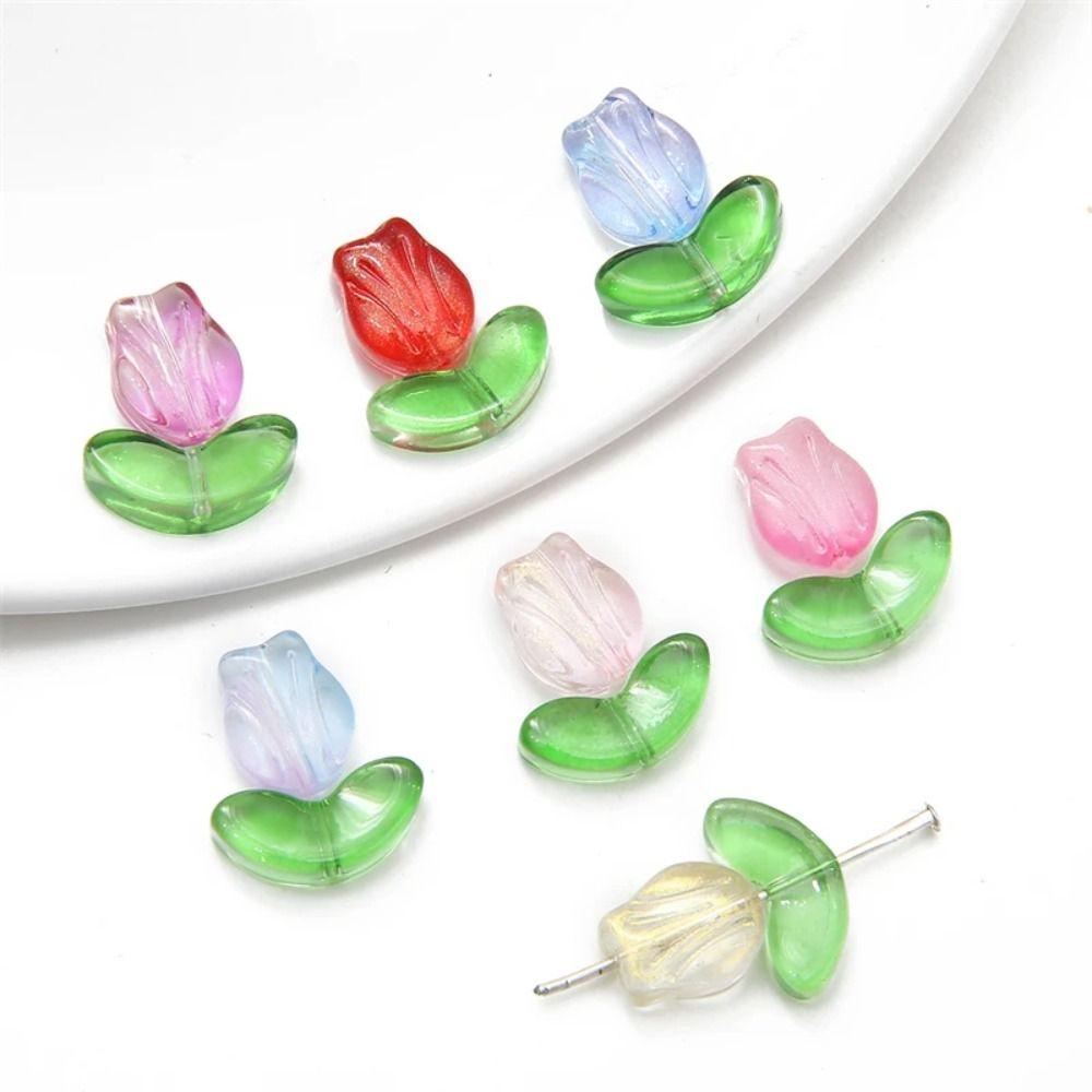 30pcs/Bag DIY Crafts Lampwork Beads Jewelry Making Glass Flora Beads Tulips Flower Beads Women
30pcs/Bag DIY Crafts Lampwork Beads Jewelry Making Glass Flora Beads Tulips Flower Beads Women