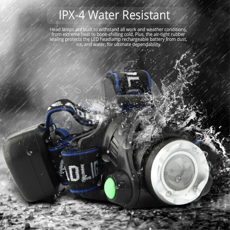 Powerful LED Headlamp 18650 DC Rechargeable Headlight Zoomable Head Lamp Waterproof Head Light High Lumens Head Flashlight
Powerful LED Headlamp 18650 DC Rechargeable Headlight Zoomable Head Lamp Waterproof Head Light High Lumens Head Flashlight