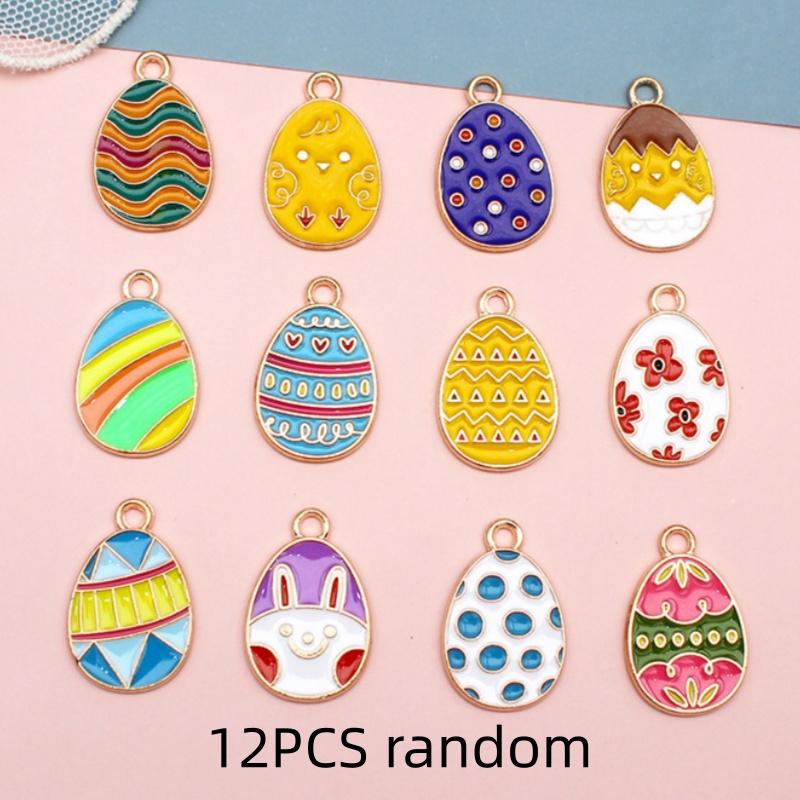 12/120PCS Easter Egg DIY Accessories Rabbit Eggshell Alloy Drip Oil Keychain Pendant Necklace Pendant
12/120PCS Easter Egg DIY Accessories Rabbit Eggshell Alloy Drip Oil Keychain Pendant Necklace Pendant