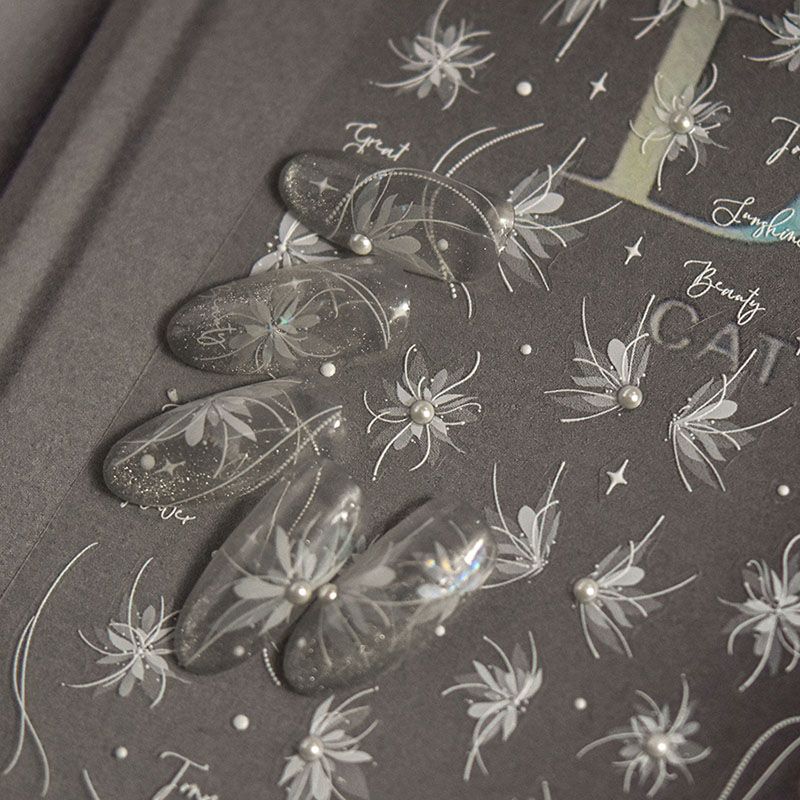 Flower Nail Sticker Tomoni Transparent Color Japanese Style Bright Crystal Ling Bo Fairy 3799
Flower Nail Sticker Tomoni Transparent Color Japanese Style Bright Crystal Ling Bo Fairy 3799