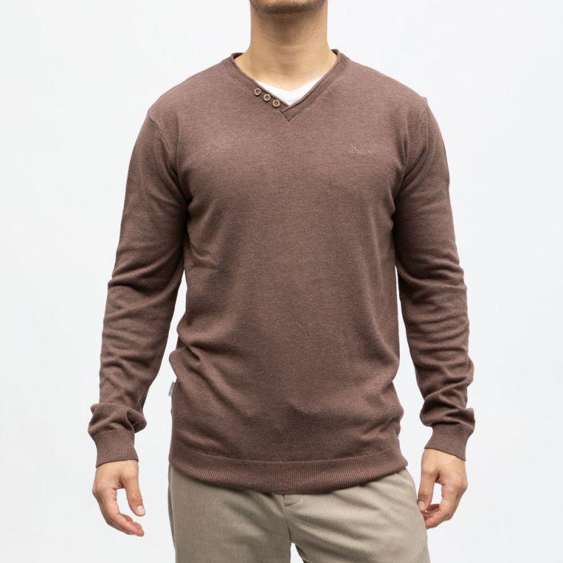 Тонкий пуловер с V-образным вырезом single p3201m Мужской DEELUXE 74 XL коричневый
Тонкий пуловер с V-образным вырезом single p3201m Мужской DEELUXE 74 XL коричневый