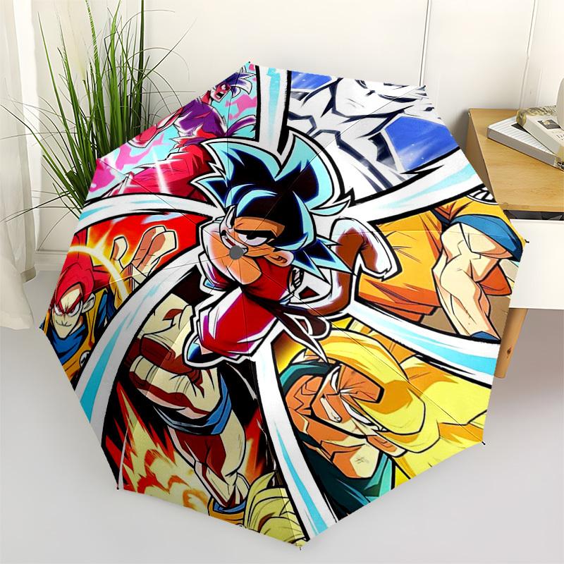 1pc Dragon Ball Z Goku Automatic Opening/Closing Outdoor Umbrella with Portable 3-Fold Design, Iron Frame Outdoor for Fans, Travelers, Daily Use,
1pc Dragon Ball Z Goku Automatic Opening/Closing Outdoor Umbrella with Portable 3-Fold Design, Iron Frame Outdoor for Fans, Travelers, Daily Use,