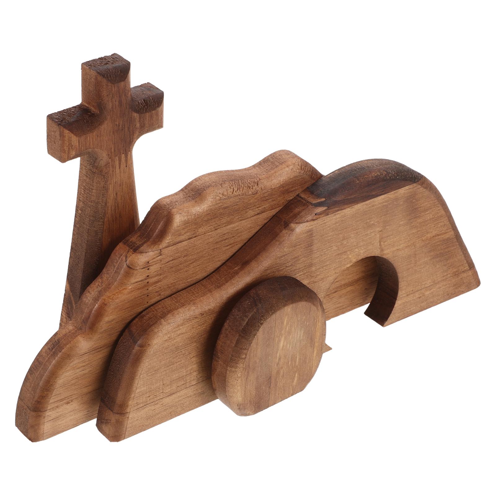 Wooden Cross Decor Easter Scene Home Decoration Religious Craft Gift Set Festive Party Supplies Empty Tombs Scene Resin nament 23.00X10.00X1.50CM
Wooden Cross Decor Easter Scene Home Decoration Religious Craft Gift Set Festive Party Supplies Empty Tombs Scene Resin nament 23.00X10.00X1.50CM