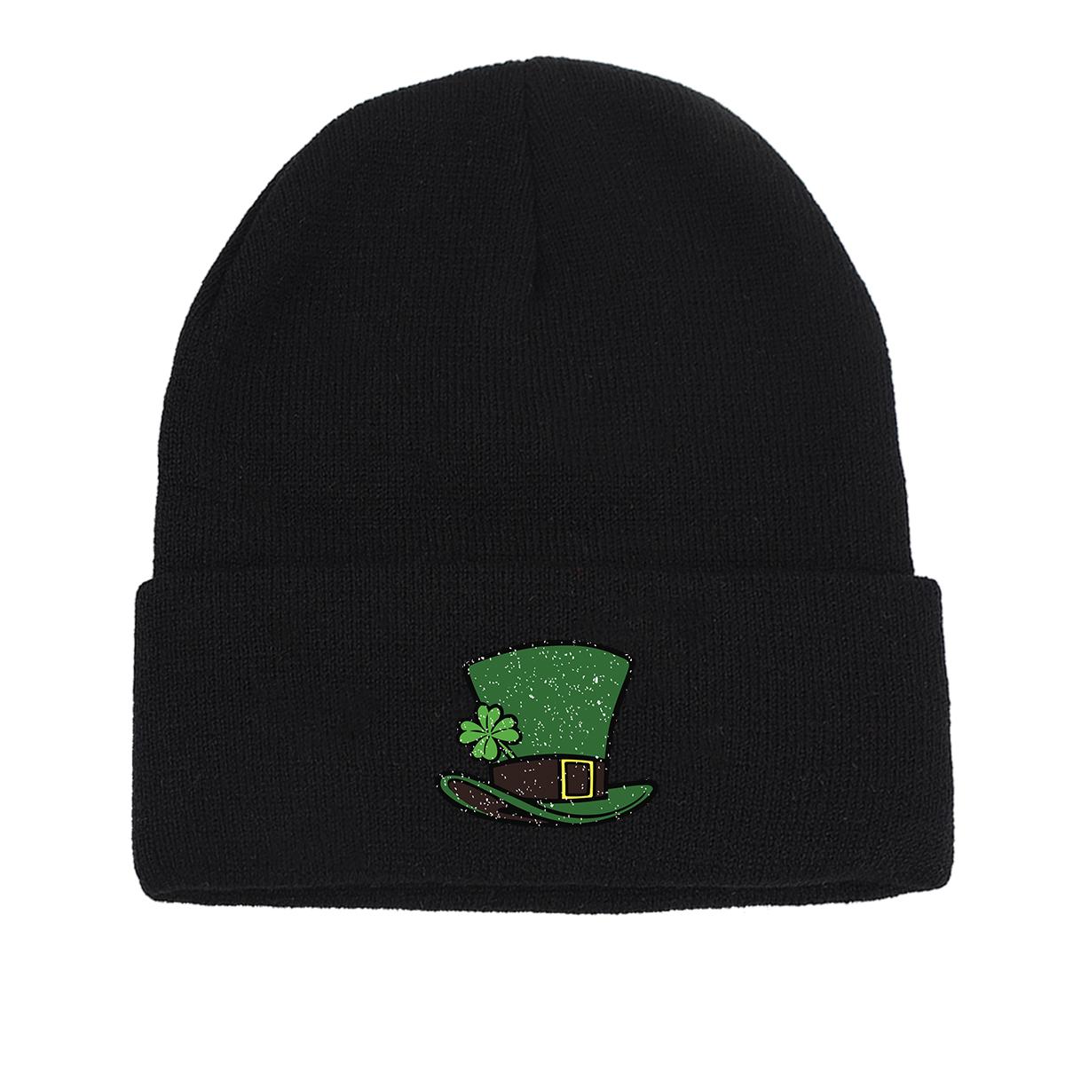 Green Top Hat Winter Knit Cap Beanie, St. Patrick s Day Woman Cap Cancer Chemo Elastic Casual Bonnet Knit Hat Beanie as the picture чорний
Green Top Hat Winter Knit Cap Beanie, St. Patrick s Day Woman Cap Cancer Chemo Elastic Casual Bonnet Knit Hat Beanie as the picture чорний