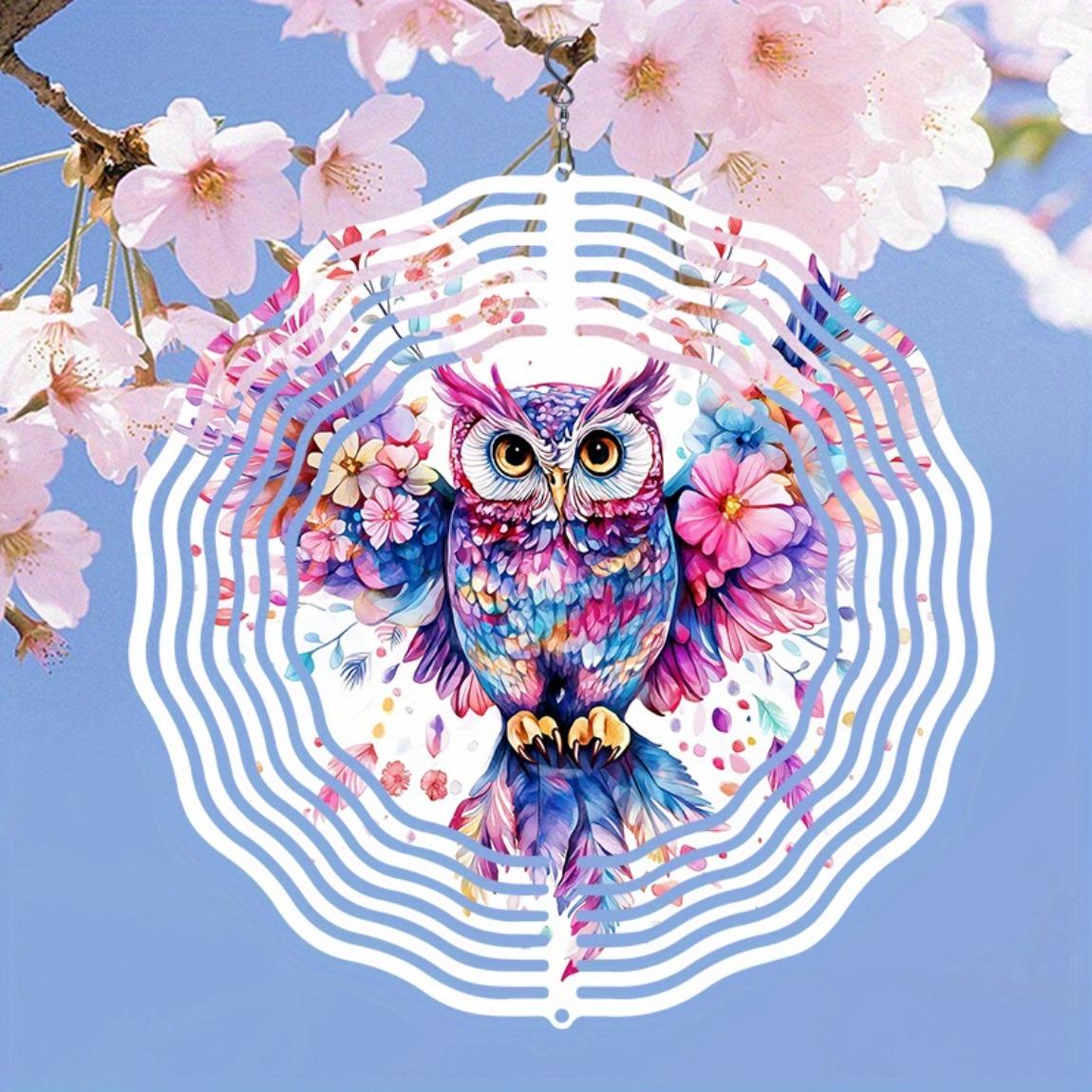 Colorful 3D Owl Wind Spinner Metal Garden Decor with Floral Design for Outdoor Patio Yard Decoration No Electricity Needed Durable Gift
Colorful 3D Owl Wind Spinner Metal Garden Decor with Floral Design for Outdoor Patio Yard Decoration No Electricity Needed Durable Gift